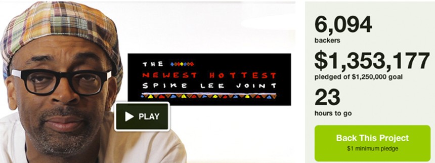 Spike Lee indsamler millioner fra fans