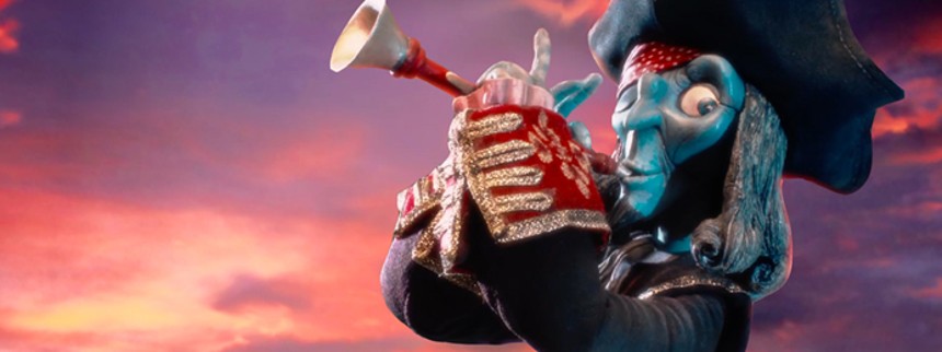 Piraten svinger sig til toppen