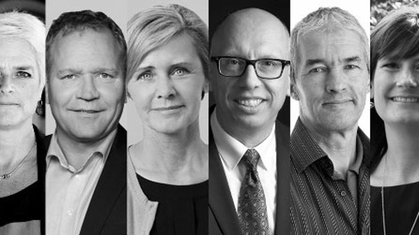 Otte filmpolitikere på vægtskålen