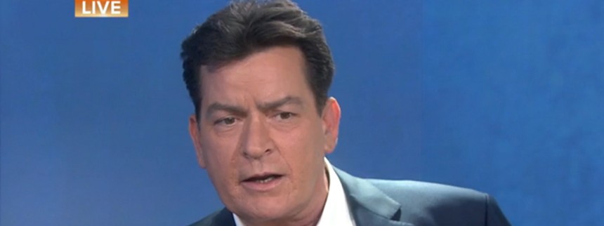 Presset Charlie Sheen indrømmer hiv-smitte