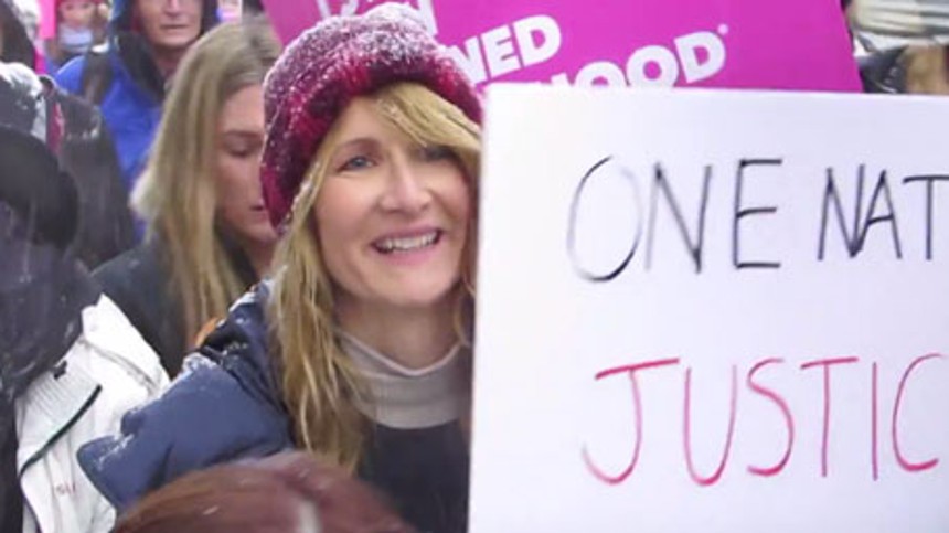 Stor pro­test­de­mon­stra­tion på Sundance