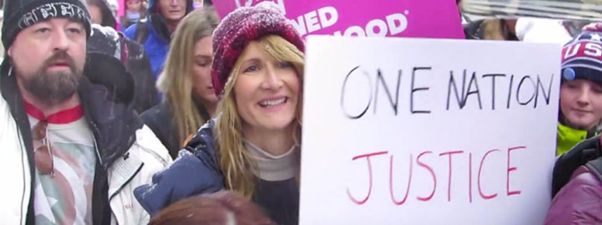 Stor pro­test­de­mon­stra­tion på Sundance