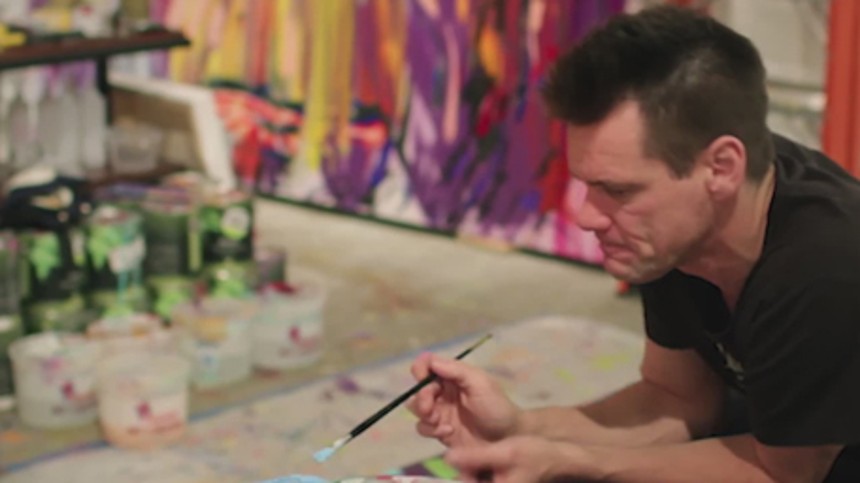 Malerkunst healer Jim Carreys hjerte