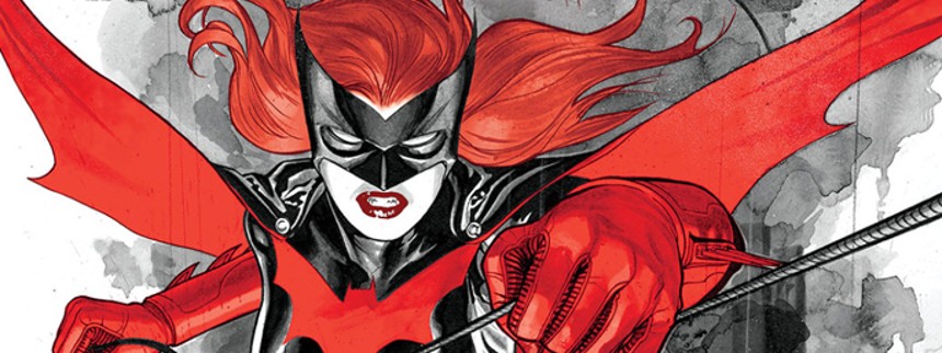 Lesbisk Batwoman på vej