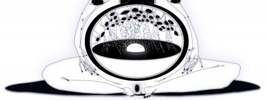 Skræmt fra vid og sans af et æg