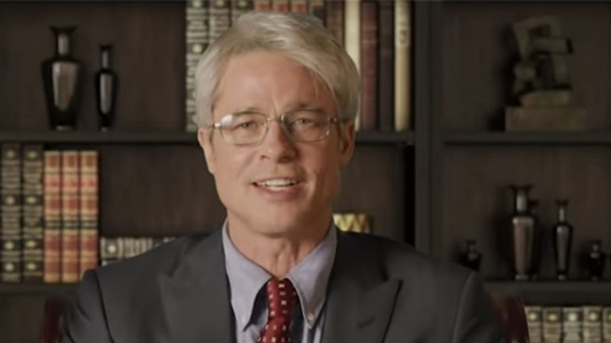 Brad Pitt angriber corona og Trump