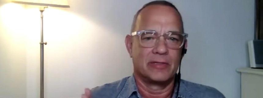 Tom Hanks i cor­o­na-​hel­ve­det