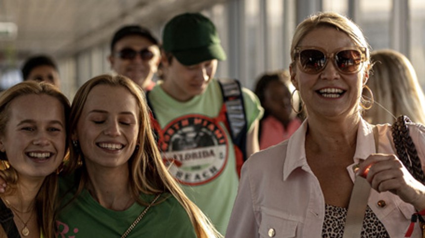 Trine Dyrholm og stjerneskud på krydstogtskib