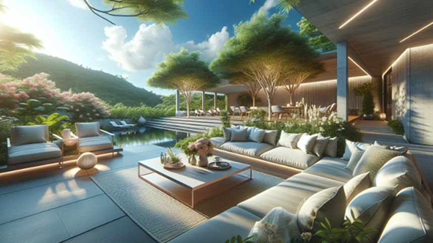 Udendørs renovering skaber ro