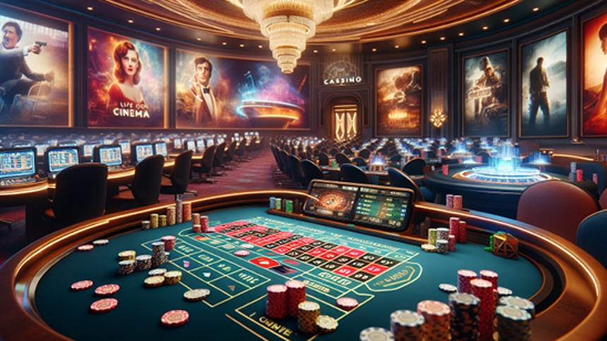 Live-casino kan forstærke filmoplevelsen