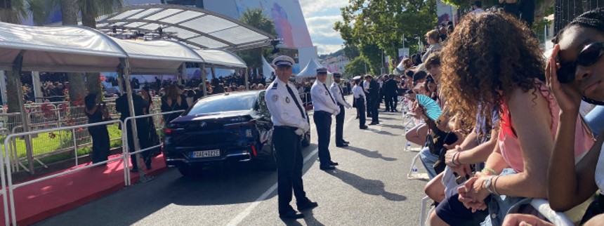 Can­nes-​festi­va­len ramt af sabotage