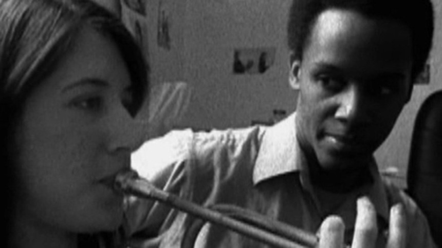 Guy and Madeline on a Park Bench