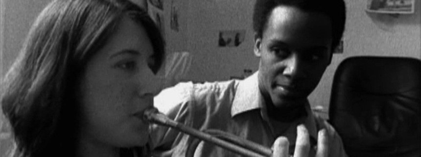 Guy and Madeline on a Park Bench