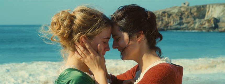 Portræt af en kvinde i flammer